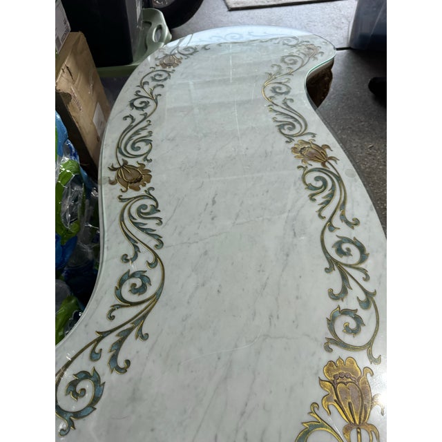 1960s Mid Century Marble Coffee Table For Sale - Image 9 of 10
