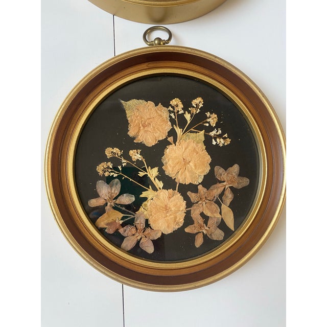 Set of 4 Hand Crafted Framed Pressed Flower Art/Wall Decor For Sale In Baltimore - Image 6 of 12