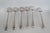 This lovely 6pc Serrated Spork Set is made out of metal and silver plated. The back of each piece is marked towards the...