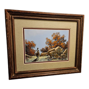 1980s Original Watercolor Gouache. "The New Season" by L.B. Porter