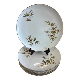 Mid 20th Century Sango Bali Bamboo & Orchid Dinner Plates – Set of 6 For Sale