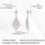 Sparkling Elegant 5.07 TCW Pink Sapphire & Diamond Partywear Dangle Earrings, 2 Pieces For Sale - Image 11 of 13