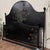 English Vintage Hand-Painted King-Size Metal Bed For Sale - Image 3 of 7
