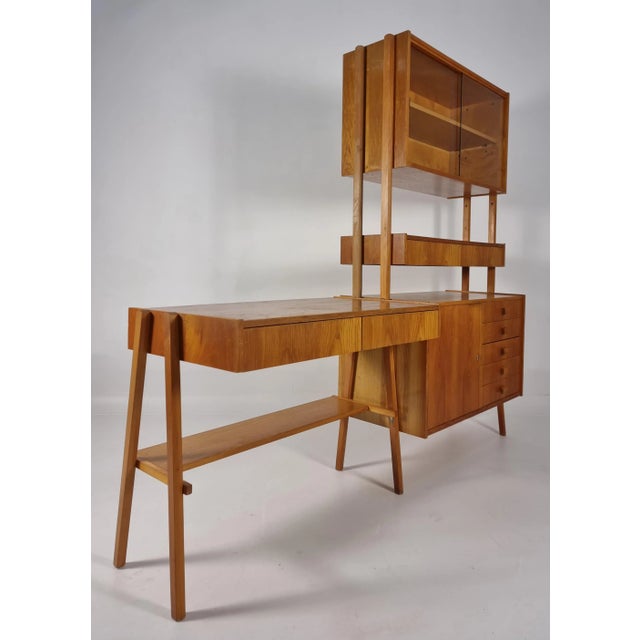 Wood Cabinet Set by František Jirák, 1970s For Sale - Image 7 of 15