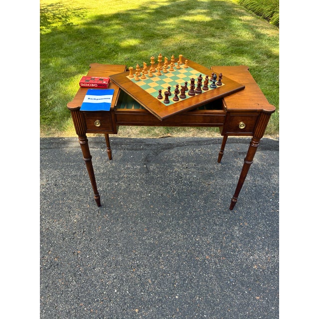 Wood Gaming Table Made by Old Colony For Sale - Image 7 of 14
