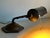 1930s Art Deco Hammered Solid Brass Banker's Desk Table Lamp With Wood-Core Base For Sale - Image 12 of 12