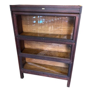 Early 20th Century Lundstrom Barrister’s Bookcase For Sale