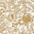 Harlequin Melograno Wallpaper in Gold/Awakening - a Sample For Sale