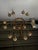Gold Miamar Twelve-Light Wrought Iron Chandelier With Gilt Finish For Sale - Image 8 of 9