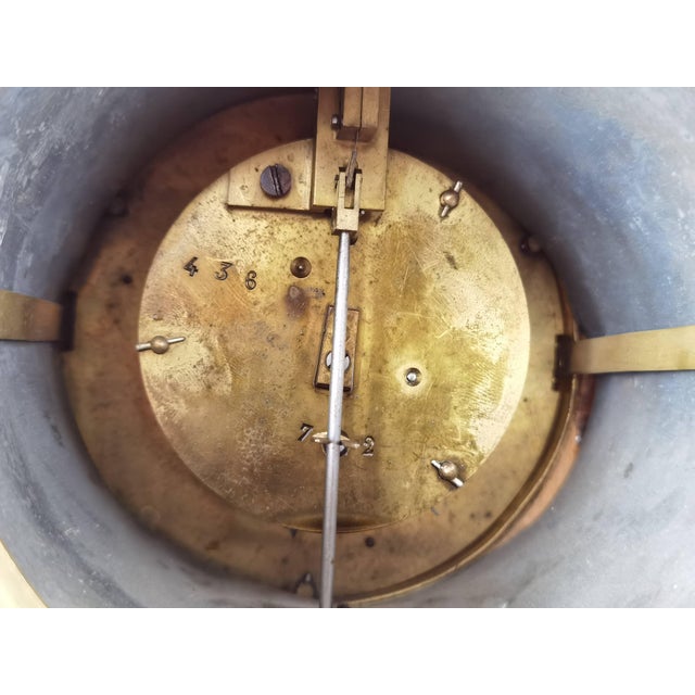 Antique Pendulum Clock in Walnut, 1900 For Sale - Image 13 of 14