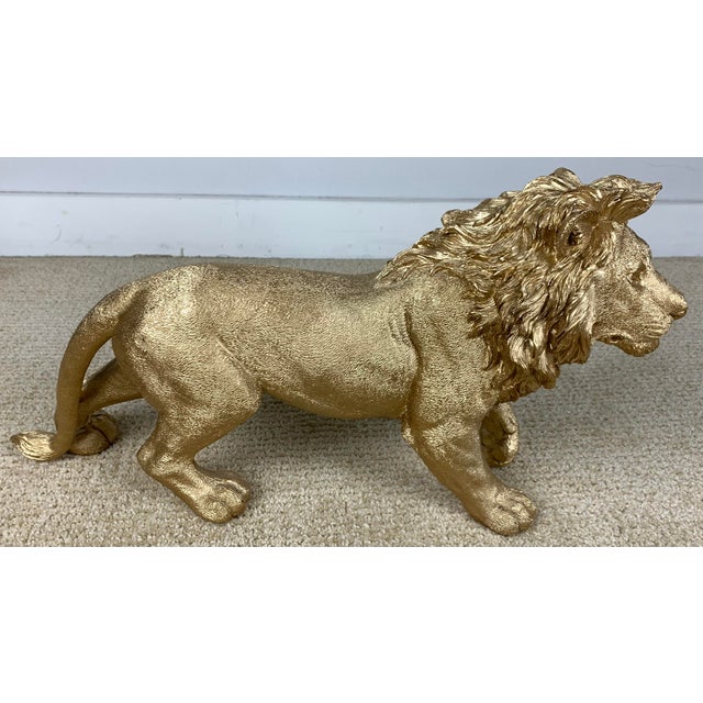 Plastic 1970s Lion Figurine For Sale - Image 7 of 7