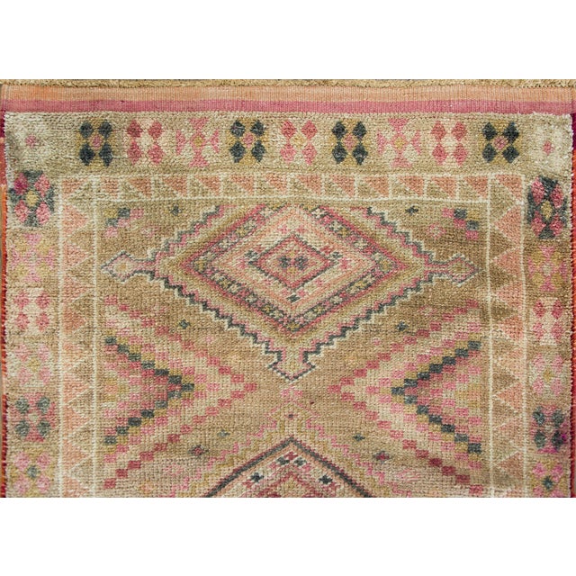 Brown Mid-20th Century Turkish Konya Runner For Sale - Image 8 of 12
