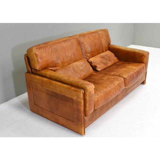 Animal Skin Arcon Sofas in Buffalo Leather by Marco Milisich, Italy, 1970s, Set of 2 For Sale - Image 7 of 18