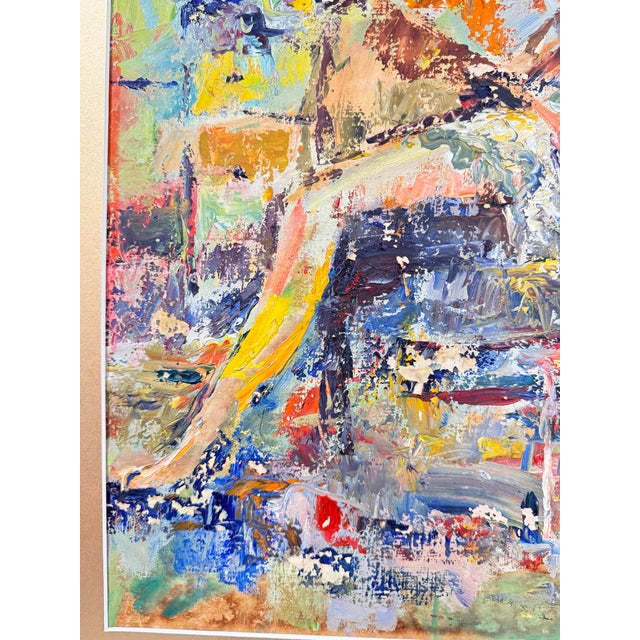 Mid-Century Expressionist Oil Painting of Seated Woman, Signed Schoonmaker For Sale - Image 12 of 12