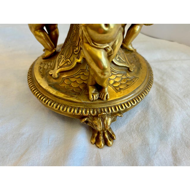 19th Century Dore' Bronze Centerpiece For Sale - Image 12 of 12