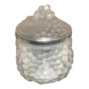 Lalique French Crystal 'Antilles' Pattern Ice Bucket, France, Circa 1970s