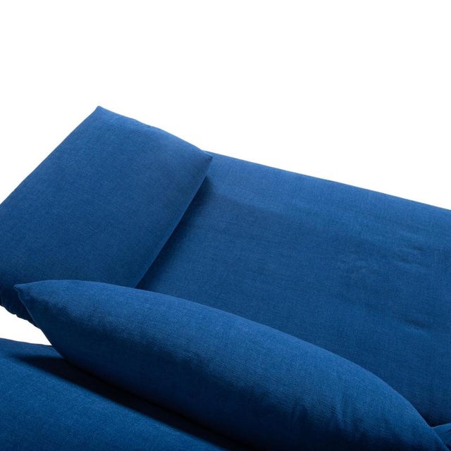 Multy 3-Seater Sofa in Blue Malou 167 Upholstery from Ligne Roset For Sale - Image 11 of 17
