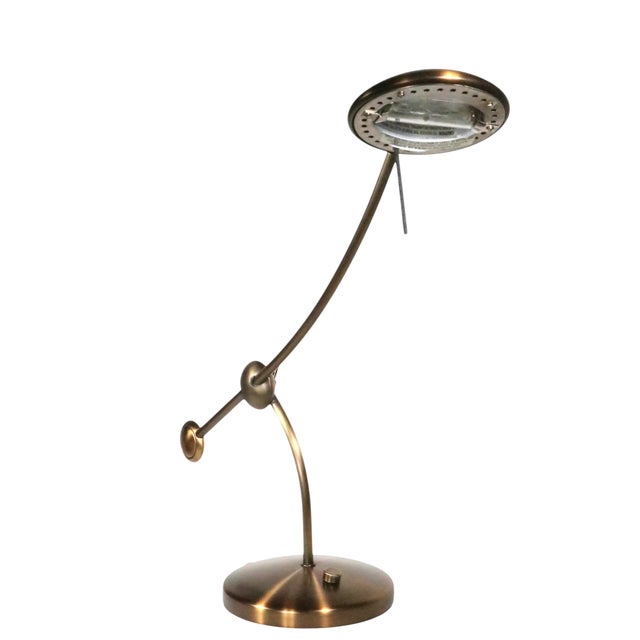 Late 20th Century Adjustable Post Modern Halogen Desk Lamp For Sale In New York - Image 6 of 13