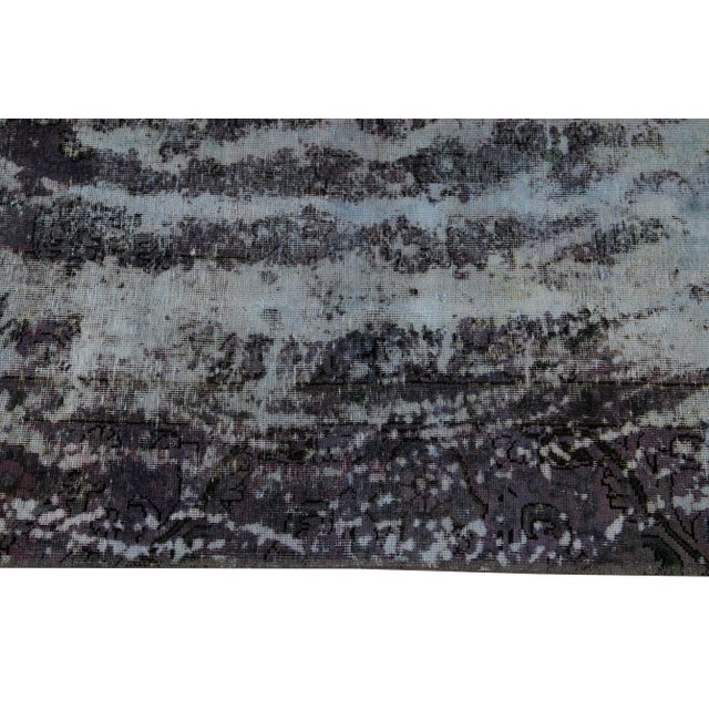 Early 20th Century Early 20th Century Vintage Overdyed Rug For Sale - Image 5 of 12