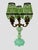 Vintage Jadeite 3 Arm Table Lamp For Sale - Image 14 of 15