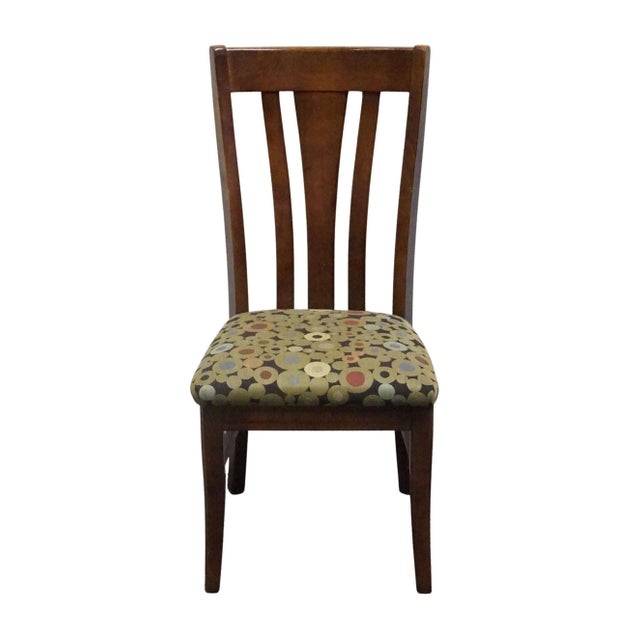 Traditional Bassett Furniture Cherry Traditional American Empire Style Dining Side Chair For Sale - Image 3 of 10