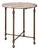 Colmar Marble Top Round Side Table by Loomlan For Sale