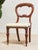 1940’s Carved Sweetheart Chairs Set of Six For Sale - Image 11 of 12