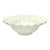 Oversized Fluted Edge White Ceramic Serving Bowl, Made in Portugal For Sale
