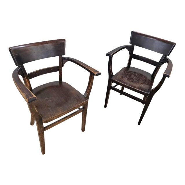 Dining Chairs from Twente, 1930s, Set of 2 For Sale