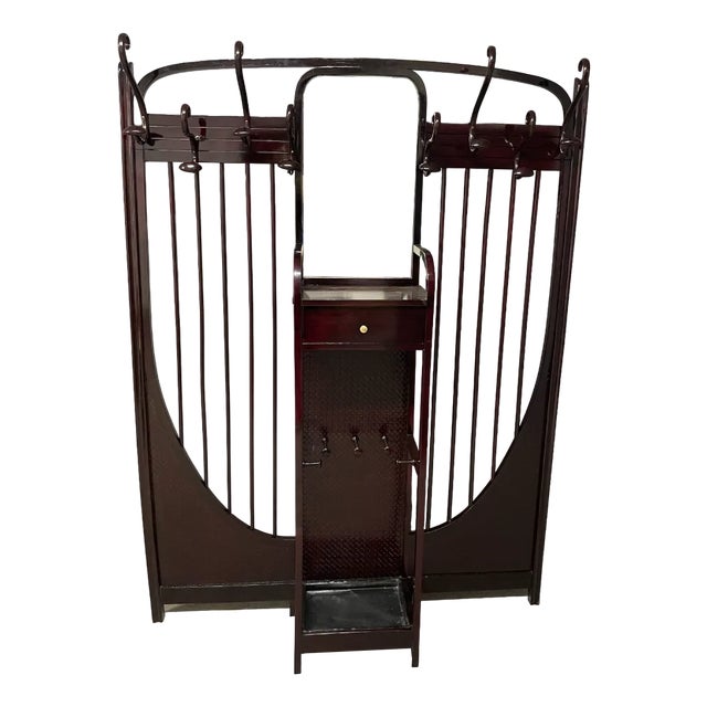 Art Nouveau Wardrobe in the Thonet Style, 1890s For Sale