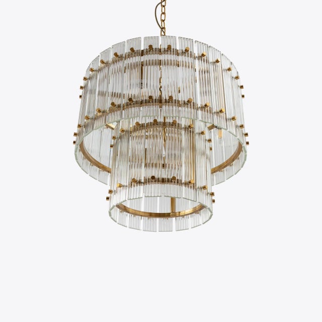 Early 21st Century Double San Francisco Chandelier from Pure White Lines For Sale - Image 5 of 9