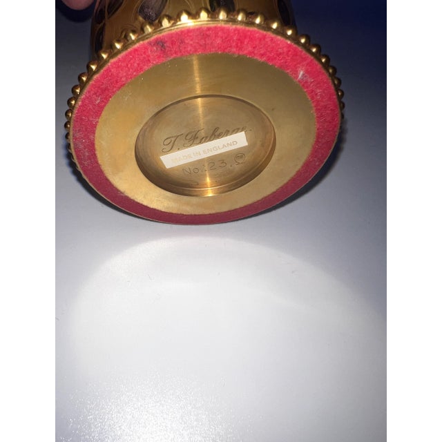 1900s Theo Faberge Clover Egg Table Clock For Sale - Image 11 of 12