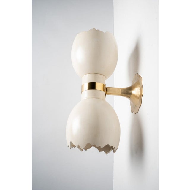 Ceramic Sconces from Ferlaro, 1980 For Sale - Image 3 of 3