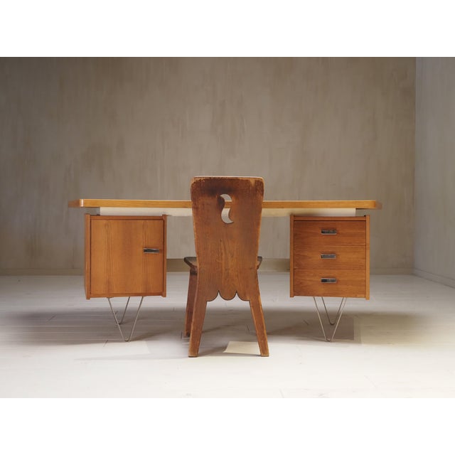 Boomerang Floating Desk from Tijsseling Nijkerk, the Netherlands, 1960s For Sale - Image 9 of 15