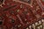 1990s Heriz Rug 7’10” X 10’6” Red Wool Vintage Tribal Hand-Knotted Oriental Carpet For Sale - Image 5 of 15