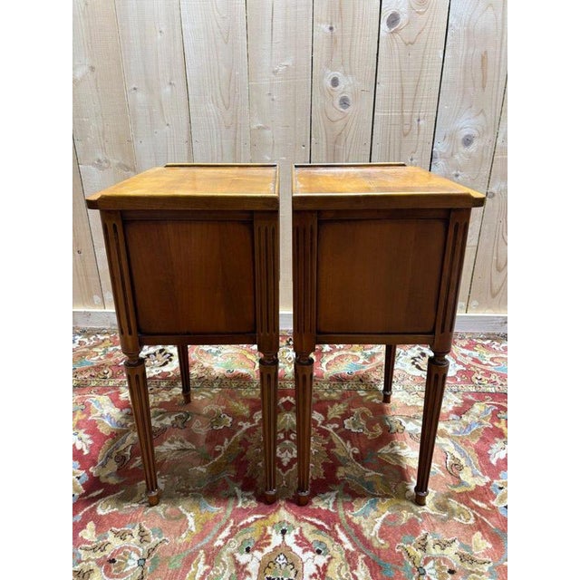 Louis XVI Bedside Tables, Set of 2 For Sale - Image 3 of 8