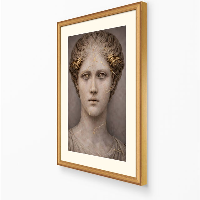 Atelier Aria Lumae the Athena Triptych Faces of Returning Light Fine Art Gallery Board Three Piece Set For Sale - Image 14 of 18