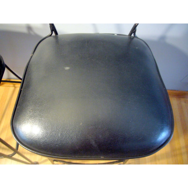 1960s Woodard Chantilly Rose Pair of Barstool Chairs For Sale - Image 10 of 11