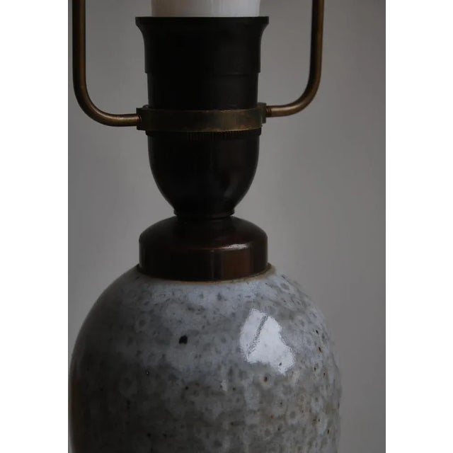 Blue Table Lamp by Gertrud Kudielka for Hjort, Denmark, 1930s For Sale - Image 8 of 12