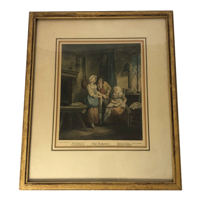 Early 20th Century The Fairings Lithograph by Je Eginton Publish London For Sale