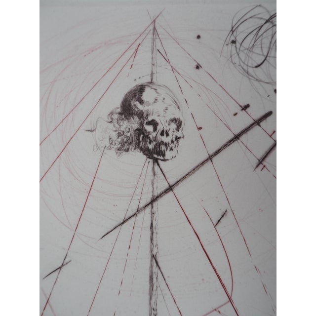 Salvador Dali, The Flying Dutchman, Original Engraving For Sale - Image 7 of 9