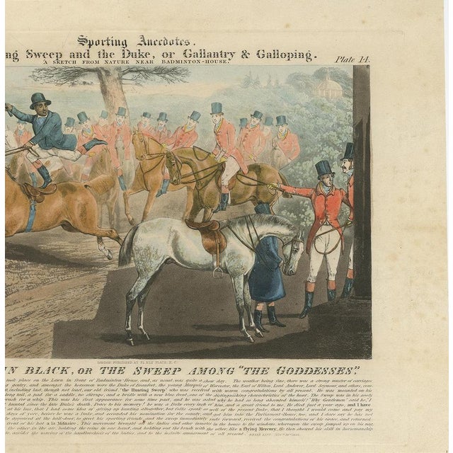 Henry Alken, Mercury in Black or the Sweep Among the Goddesses, 1836, Print For Sale - Image 4 of 6