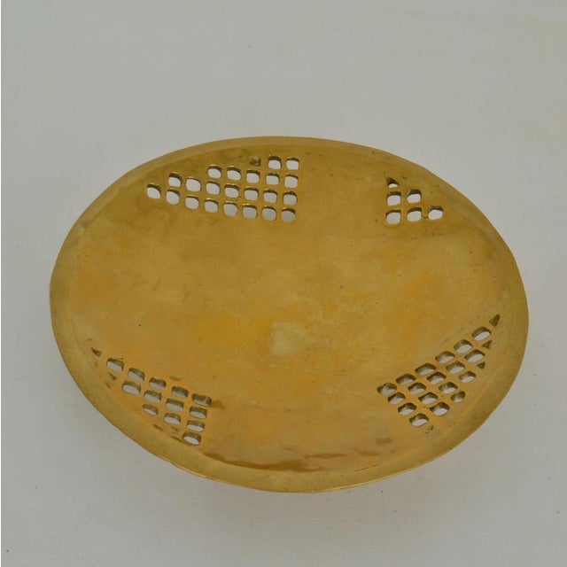 Decorative Organic Bronze Bowls, 1970s, Set of 3 For Sale - Image 11 of 17