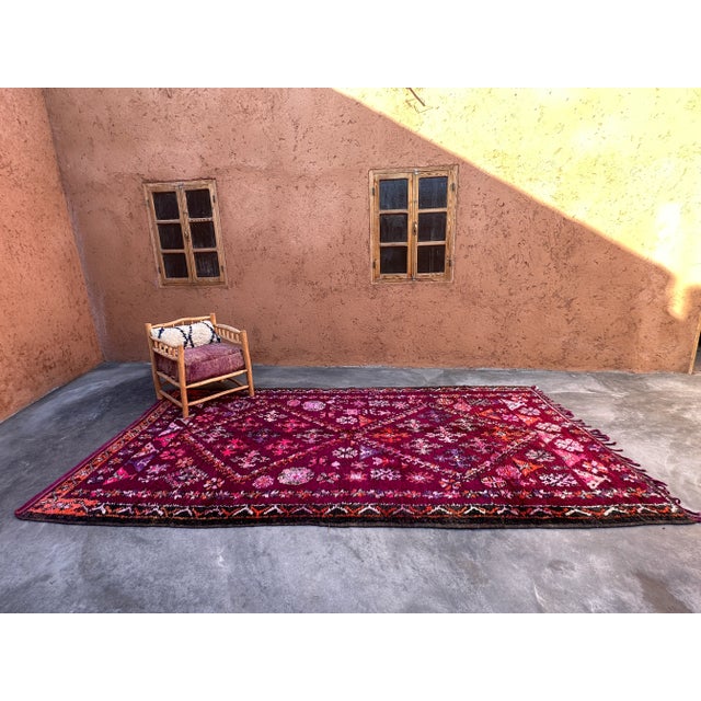 Moroccan Handknotted Rug - 6'9" X 12'7" Ft For Sale - Image 9 of 11