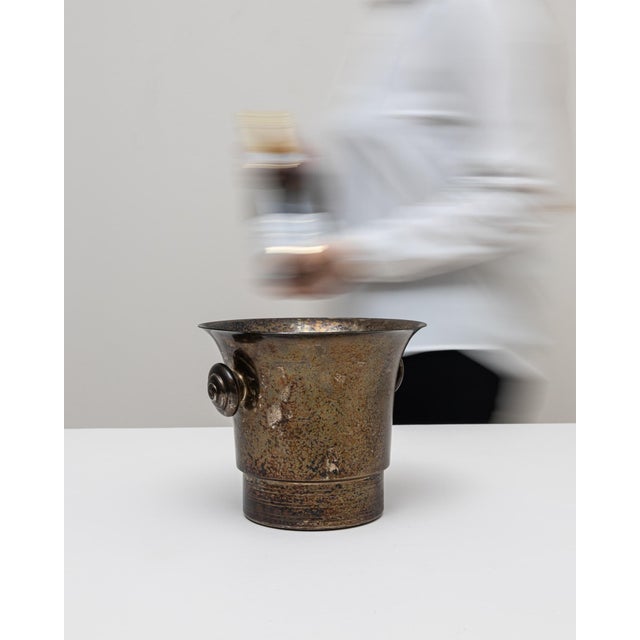 20th Century French Silver Plated Champagne Bucket For Sale - Image 11 of 18