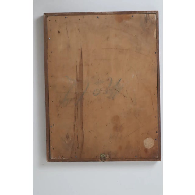 Wood Art Deco Wood Inlay Picture of Fashionable Lady and Gentleman, Germany, 1920 For Sale - Image 7 of 10