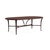 Brown Jordan Calcutta 44" x 86" Oval Cast Umbrella Dining Table in Almandine For Sale