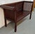 Late 20th Century American Colonial-Style Carved Rollback Bench For Sale - Image 4 of 16