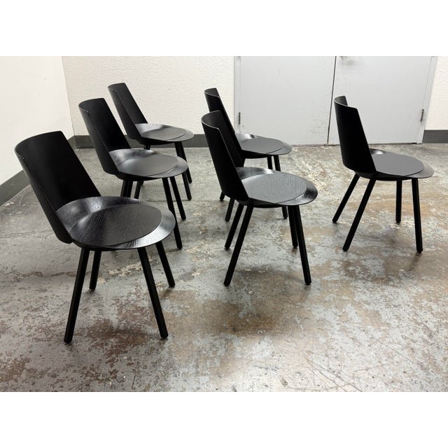Stefan Diez for E15 Ch04 Houdini Side Chairs, Set of Six For Sale - Image 4 of 12