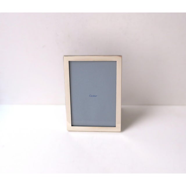 Cartier Sterling Silver Picture Frame | Chairish